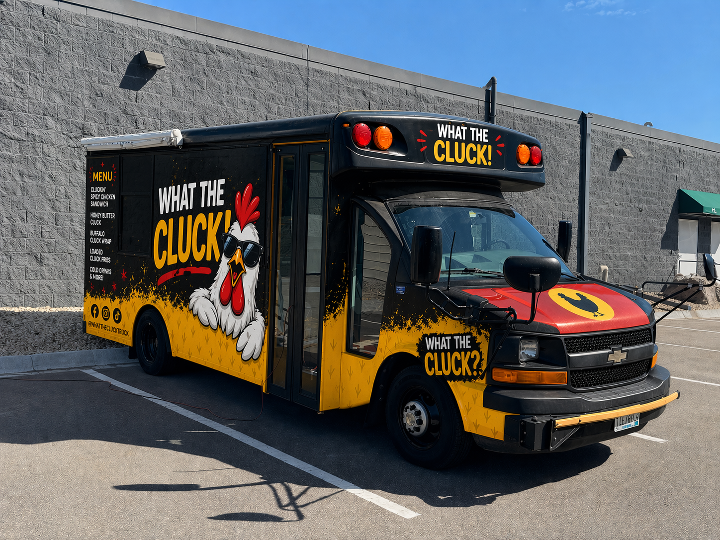 Yellow food truck